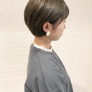 ショート カラー 三鷹で1番ショート ボブをカットする新谷のヘアスタイル