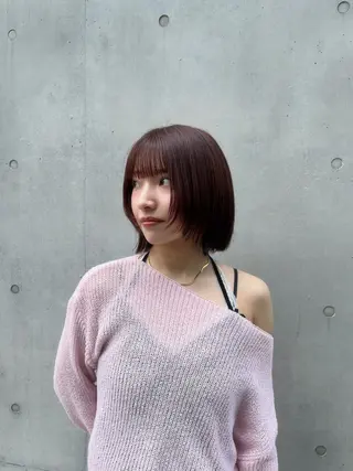 ショート パーマ/縮毛矯正 /かわいい/せき🫧のヘアスタイル