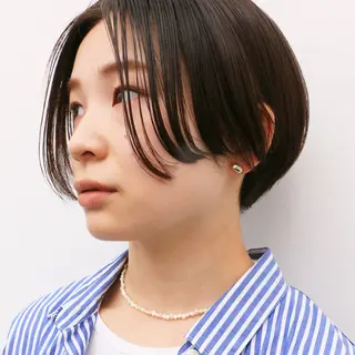 ショート カラー ファッションに 溶け込むstyleのヘアスタイル