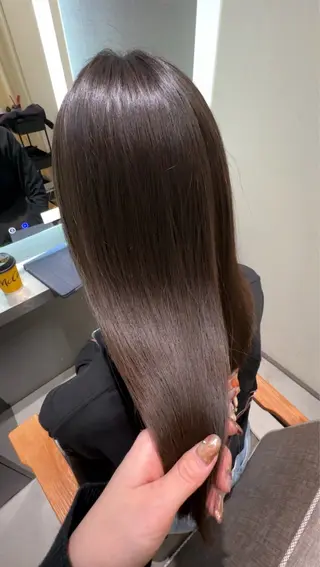 セミロング カラー ヘアアレンジ 🇰🇷韓国ｽﾀｲﾙ ﾚｲﾔｰ/ayanaのヘアスタイル