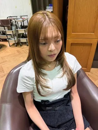 ロング 溝口 槙里也のヘアスタイル