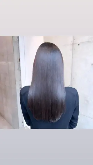 セミロング カラー ✨縮毛矯正/髪質改善 錦糸町/松坂拓馬のヘアスタイル