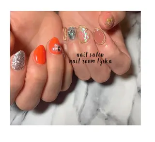 ネイル ﾈｲﾙﾙｰﾑﾘｯｶ 𝐦𝐚𝐲𝐮のネイルデザイン