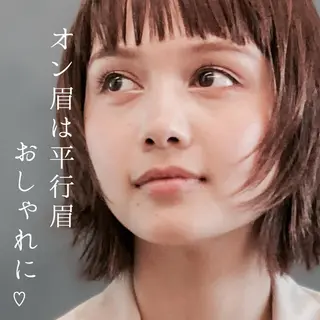ショート 韓国カラーお任せ❤️ アサコサユリ🎀の眉毛・アイブロウイメージ