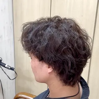 ショート パーマ メンズ 💥桜木町メンズ専門 💥ルキのヘアスタイル