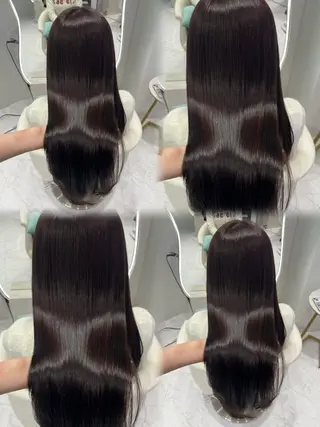 ロング カラー 𝑹𝒊𝒉𝒐🎀 名駅/大人韓国ヘアのヘアスタイル