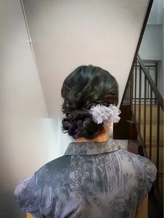 ヘアアレンジ hair make もりした ゆうのヘアスタイル