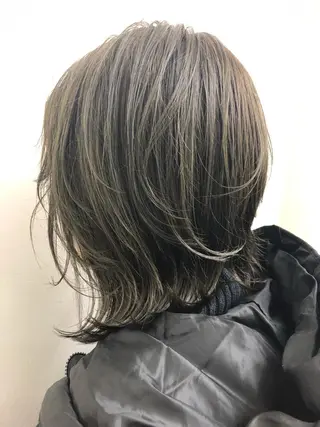 カラー 🌻透明感カラー🌻 阿井希良梨のヘアスタイル