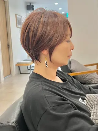 ショート 福井 茉菜美のヘアスタイル