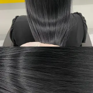 ミディアム カラー パーマ ヘアアレンジ ネイル マツエク・マツパ 韓国風ベージュ🤎 赤みなし🌿横浜🤎のヘアスタイル