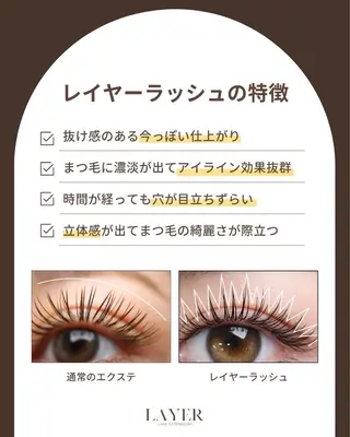 マツエク・マツパ 美眉サロン　リアン所属・eyelash lienのマツエク・マツパデザイン