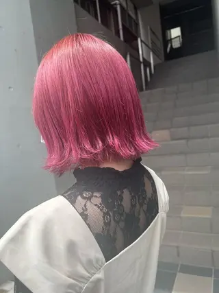 ミディアム ☀️ハイトーンボブ ☀️石川 海斗のヘアスタイル
