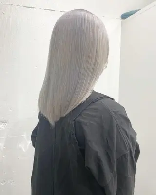 ミディアム カラー ヘアアレンジ ササキカズマ〻透明感 〻色落ち〻赤み消しのヘアスタイル