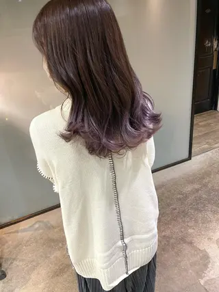 ロング カラー ハイライトが 得意なニキです😊のヘアスタイル