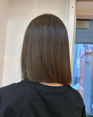 ミディアム 大人ヘア縮毛矯正 💛mai💛のヘアスタイル