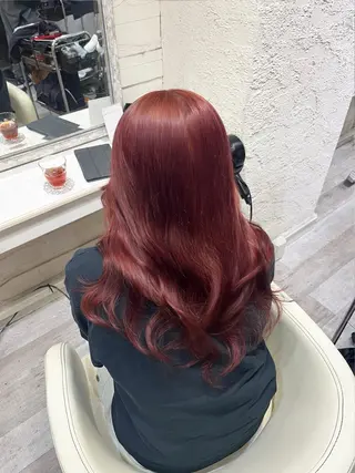 ロング カラー カラー職人 なかもと たつひろのヘアスタイル