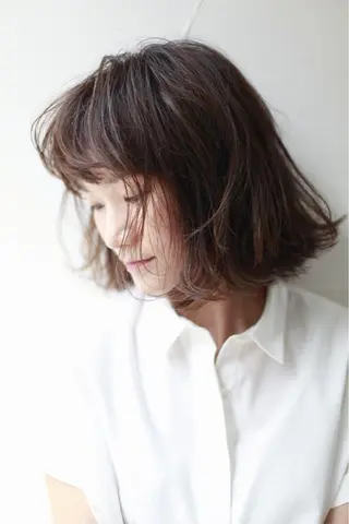 ミディアム カラー 四ッ家 裕【店長】のヘアスタイル