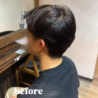 ショート メンズ 松本|似合わせ眉 ×まつげパーマ×ヘアの眉毛・アイブロウイメージ
