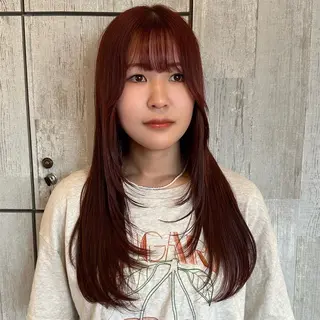 ロング 柔らかいcolor ￤韓国￤🩰マユ🩰のヘアスタイル