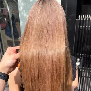 ロング 縮毛・酸性ストレート 特化のヘアスタイル