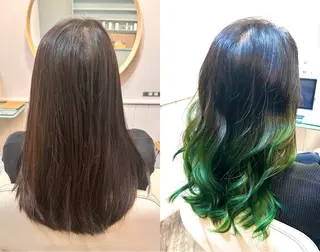 セミロング カラー ✨Less髪質改善✨ シバタのヘアスタイル