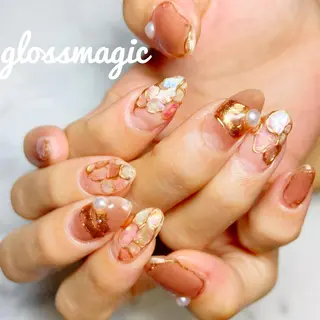 ネイル あ きのネイルデザイン
