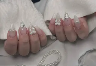 ネイル 🎀PG🩵 ネイルサロンのネイルデザイン