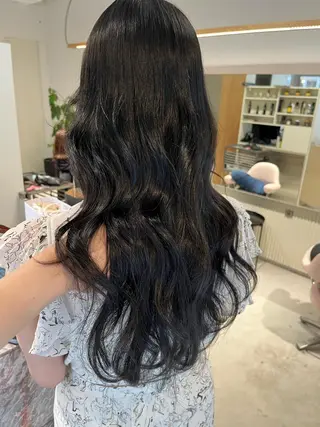 ロング カラー 池田 寿子のヘアスタイル