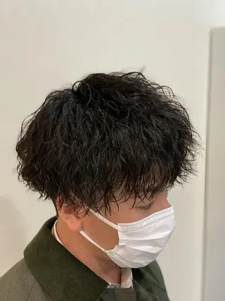 メンズ ショート パーマ クセを最大限に活かす メンズパーマ奈良大祐のヘアスタイル