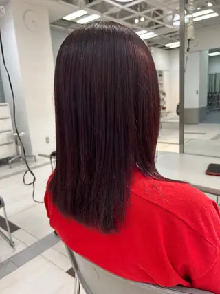 カラー レイヤーカット/ 縮毛矯正🇰🇷早坂のヘアスタイル