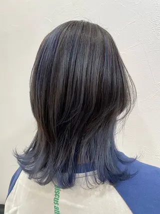 ミディアム カラー 【メンズ特化】池袋 韓国スタイル飯塚のヘアスタイル