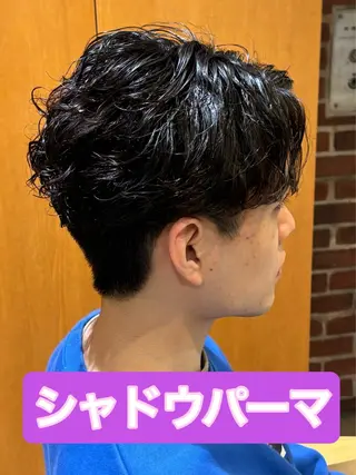 ショート パーマ メンズ メンズパーマ&メンズ 縮毛矯正/平野/渋谷のヘアスタイル