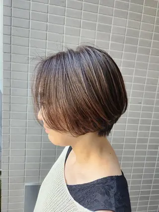 カラー 小顔似合わせカット ┊︎*AYANO*のヘアスタイル