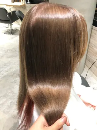 ロング カラー 店長　濱口 花菜　美髪整形のヘアスタイル