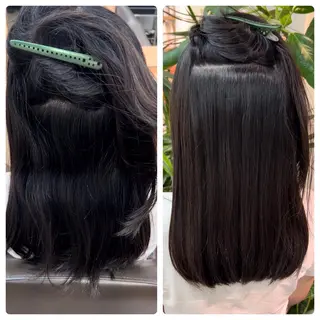 セミロング 山中 欧輔のヘアスタイル