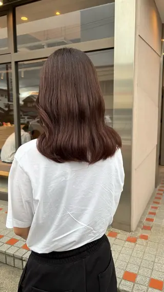 ミディアム カラー 岐阜/各務原 スタイリスト🎀のヘアスタイル