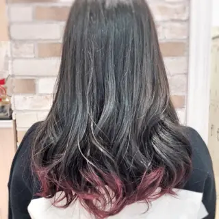 セミロング カラー 癖毛、多毛の方歓迎 三浦　麻衣のヘアスタイル