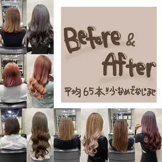 セミロング カラー ヘアアレンジ LAVENDIA 初音のヘアスタイル