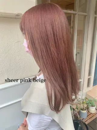 ロング カラー 透明感カラー👑 井上美乃里のヘアスタイル