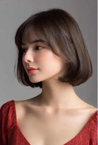 ショート カラー 北川大輔🌟 小顔レイヤーカットのヘアスタイル