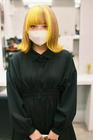 ショート カラー ヘアアレンジ 個性爆弾💣 ダブルカラー/ゆかのヘアスタイル
