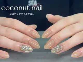 ネイル 神田 ココナッツのネイルデザイン