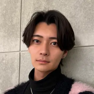 ミディアム パーマ メンズ 瀧野 翔吾【メンズ特化】のヘアスタイル