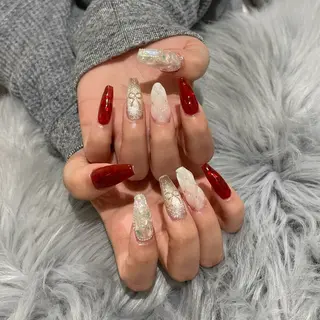 ネイル RICO Nail パーツつけ放題🌈のネイルデザイン