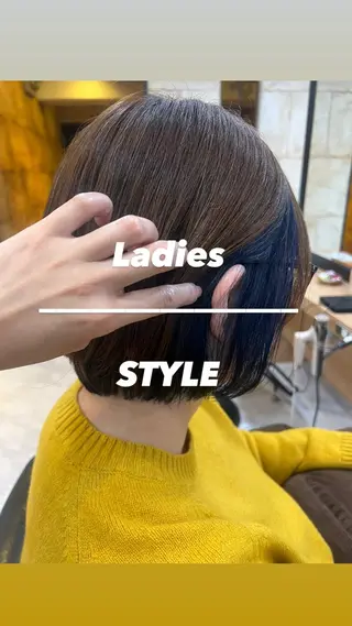 ショート カラー 大人デザイン 🍃MORIKA🍃のヘアスタイル