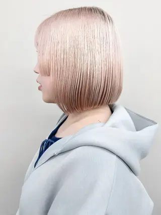 ショート ボブ/ゆるふわ ボブパーマ/とういのヘアスタイル