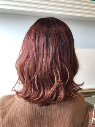 ミディアム カラー 💐パーソナルカラー /市橋加菜💐のヘアスタイル