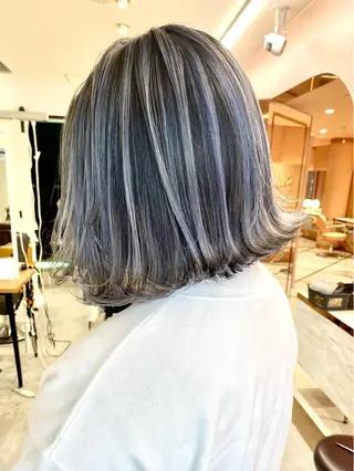 ミディアム カラー welring hair salonのヘアスタイル
