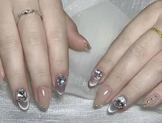 ネイル By moonネイル 🌷ワンホン/韓国風のネイルデザイン