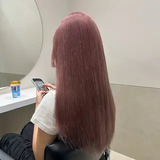 セミロング カラー ヘアアレンジ mai🍑暖色カラー /レイヤー💖のヘアスタイル